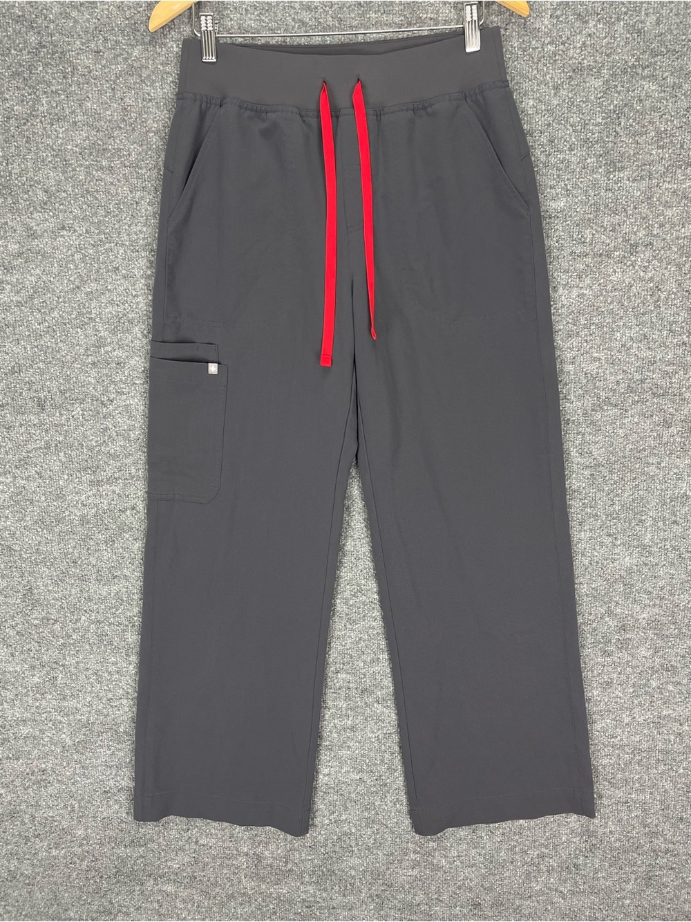 SOLD Figs Technical Collection Scrub Pants Women’s M Gray Drawstring Stretch Med